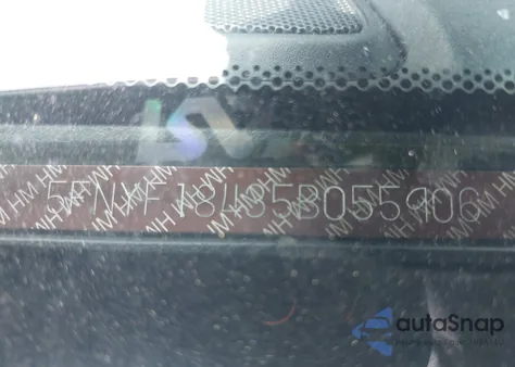 2005 Honda Pilot Ex from USA, damaged, VIN 5FNYF18435B055906